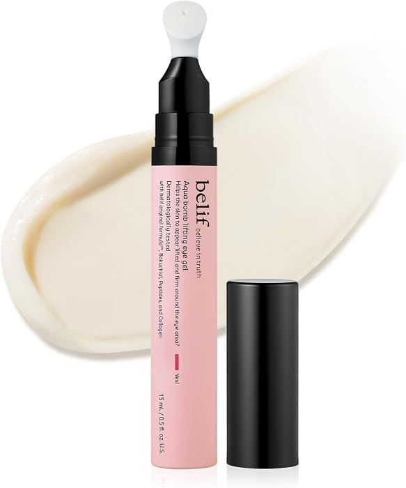 belif Retinol Firming Eye Serum \u2013 Aqua Bomb Lifting Eye Gel with Collagen & Bakuchiol for Pu... | Amazon (US)