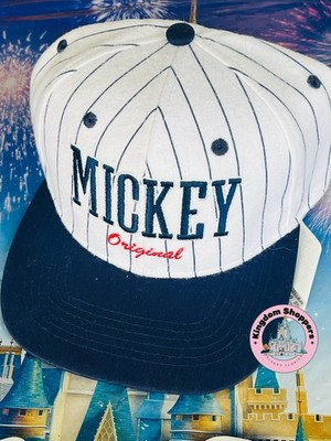 2026 Disney Parks Mickey Mouse Original Vintage Pinstripe Hat Cap Adjustable New | eBay US