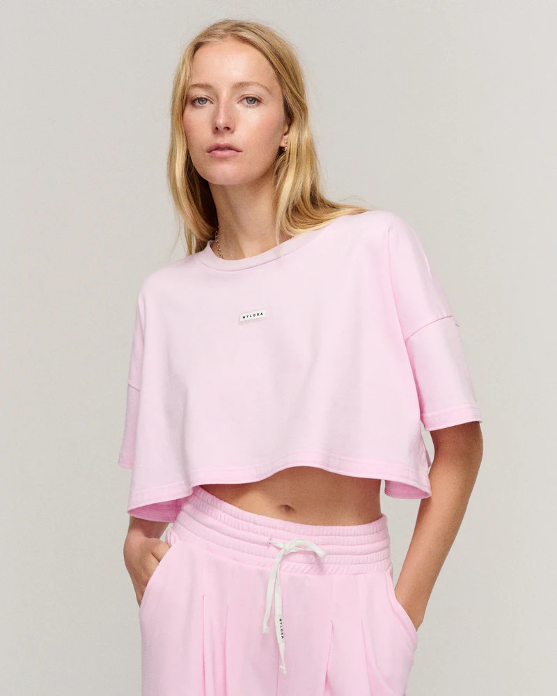 LAUREN TOP LIGHT PINK | Nylora