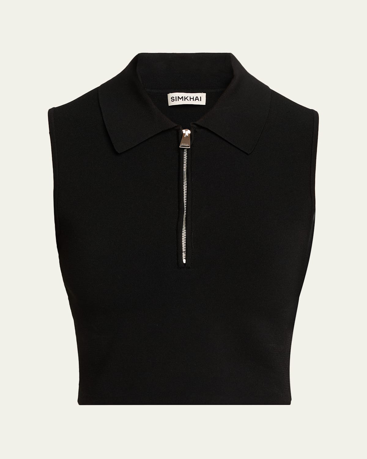 Tatum Sleeveless Half-Zip Top | Bergdorf Goodman