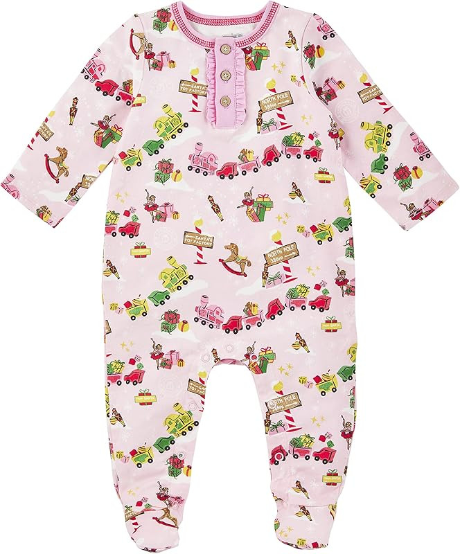 Mud Pie Baby Girls' Christmas Toyland Sleeper | Amazon (US)