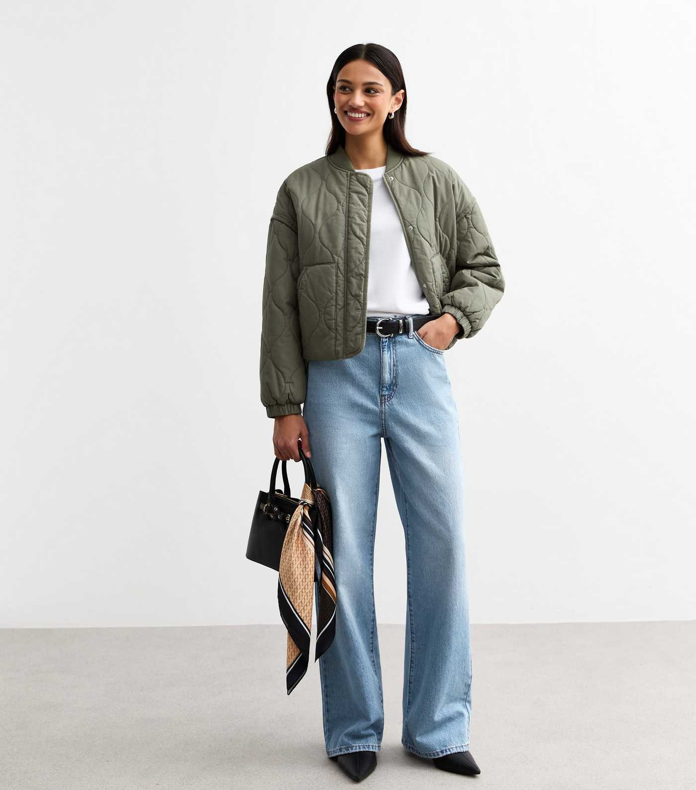 Blue High Waist Adalae Wide Leg Jeans | New Look | New Look (UK)