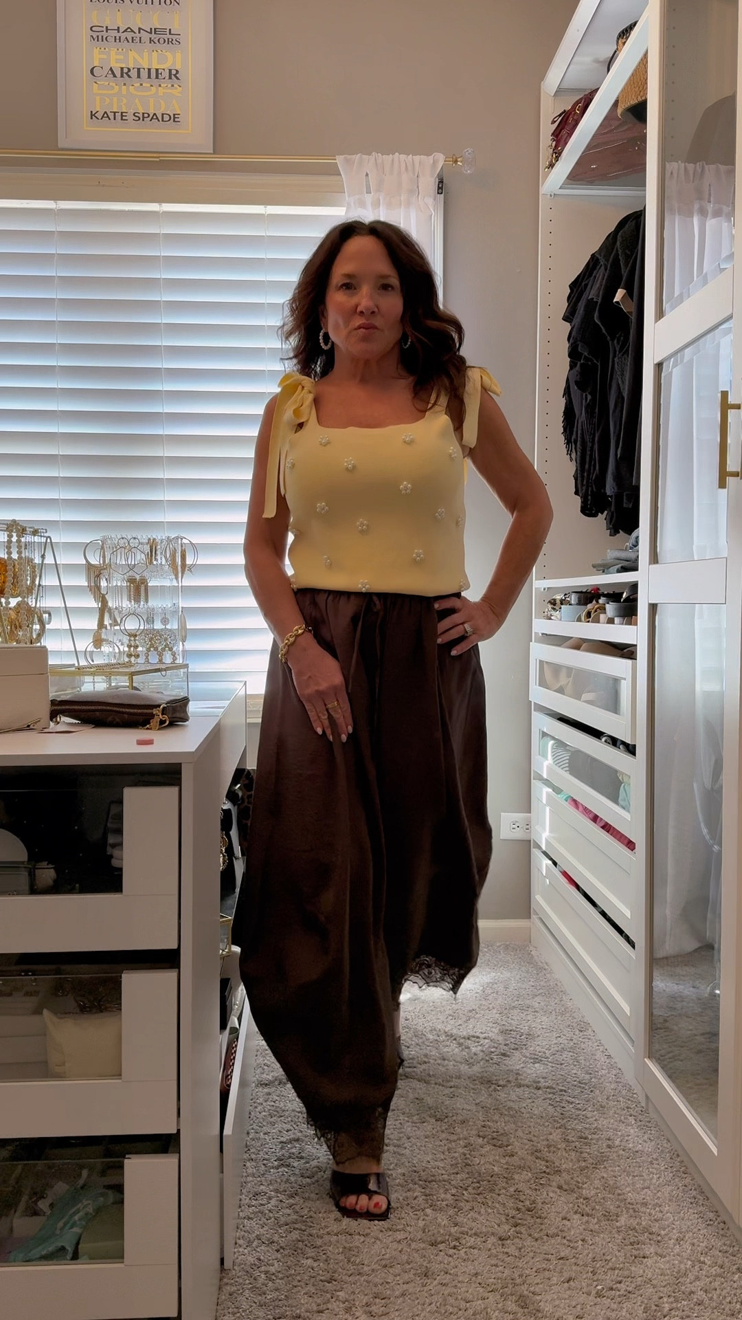 Perfect outfit for dinner lunch spring summer these lace trim pants are extraordinary ￼

#LTKootd #LTKOver40 #LTKPetite