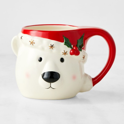 Figural Polar Bear Mug | Williams-Sonoma