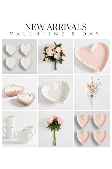 Valentine’s Day decor tableware ruffle heart dish scalloped heart plates pink candles heart cable faux flowers 

#LTKsalealert #LTKhome #LTKfindsunder50
