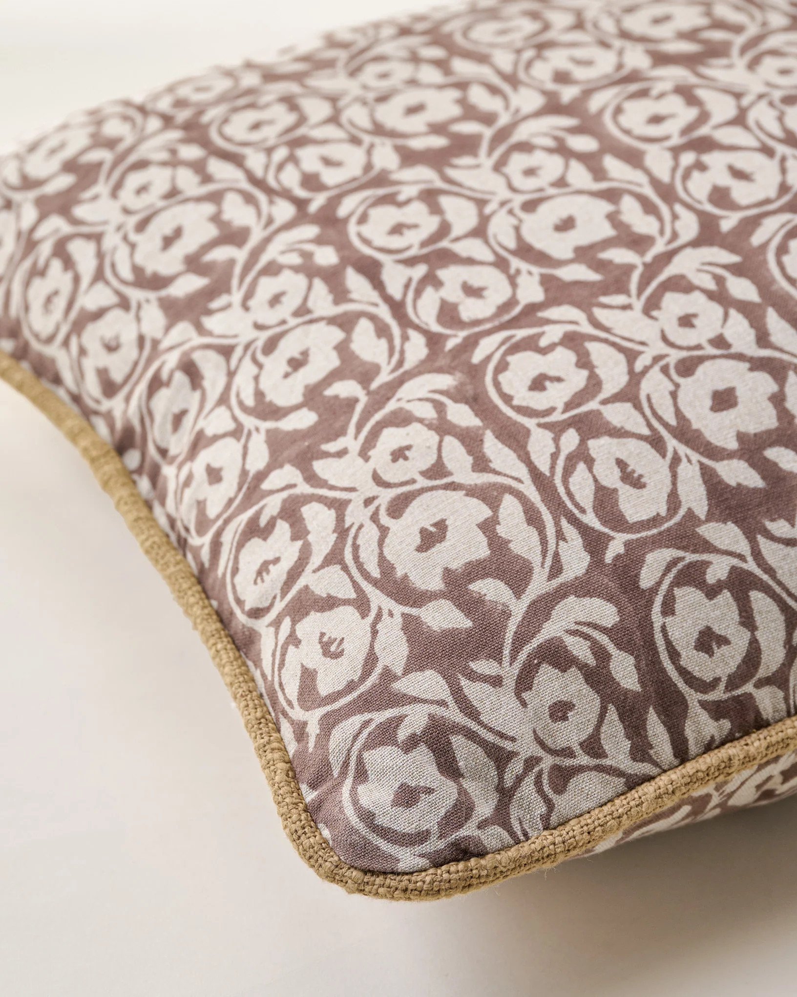 Pivoine Fleurs 18x18 Pillow w/ fill, Stone | Magnolia