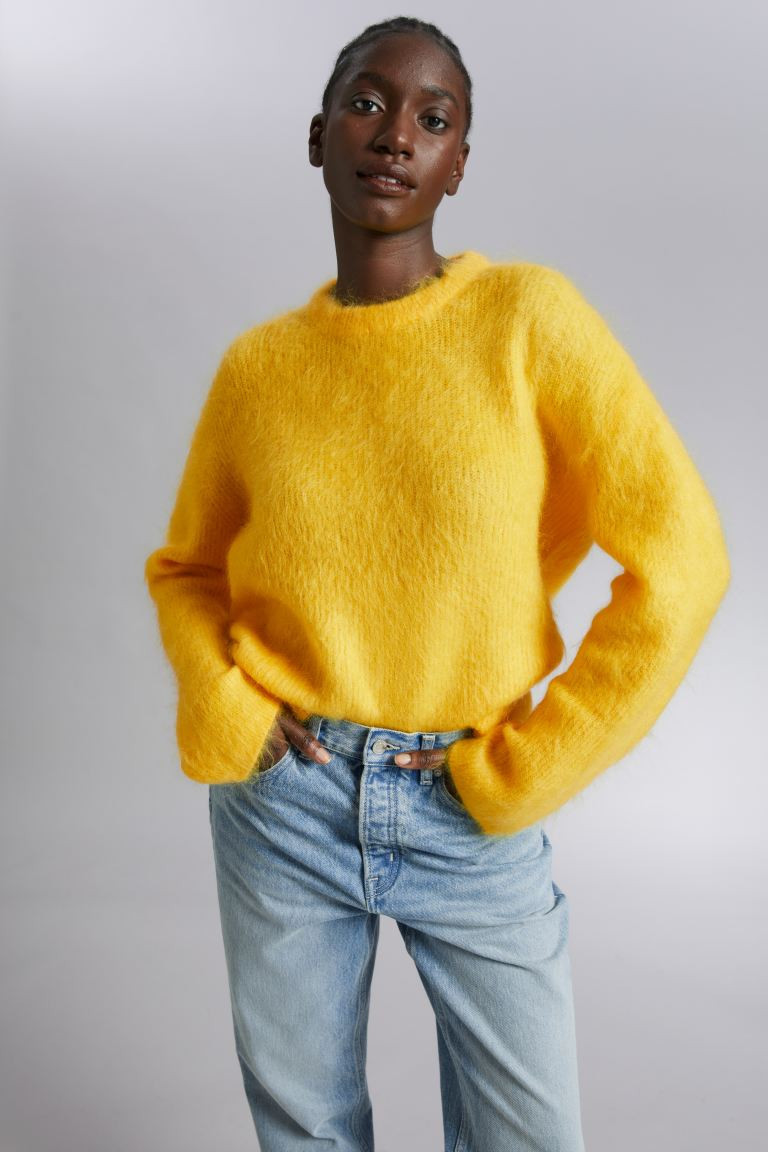 Fuzzy Knit Jumper | H&M (UK, MY, IN, SG, PH, TW, HK)