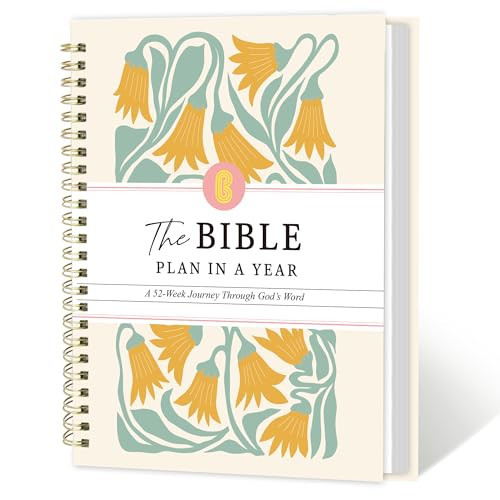 The Bible in a Year A 52-Week Study Guide by LIMBJEY, Study Bible for Women with Spiral Binding, Year in the Bible for Home, Church & Group Bible Study, Large A4 | Amazon (US)