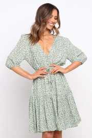 Despina Dress - Green | Petal & Pup (US)