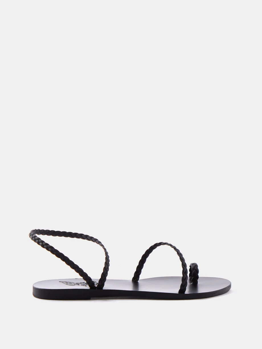 Eleftheria braided leather sandals | Matches (US)