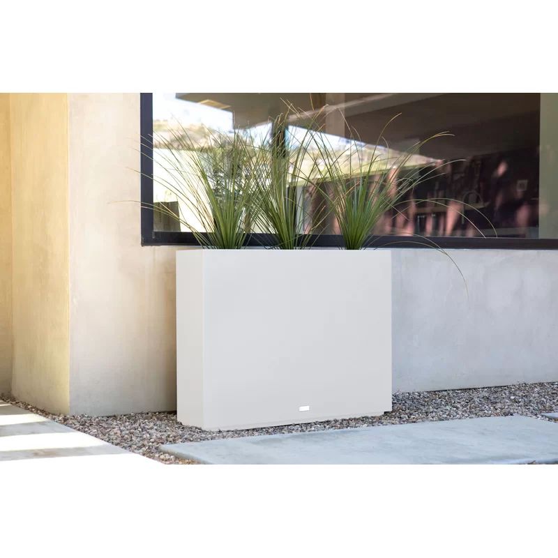 Metallic Series Galvanized Powder-Coated Steel Planter Box | Wayfair North America