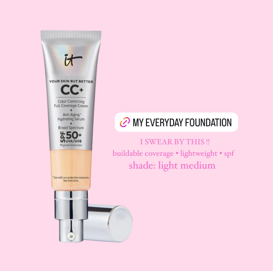 It Cosmetics - The best foundation / cc cream for everyday wear !!!! #sephorasale 

#LTKGiftGuide #LTKBeauty #LTKSaleAlert