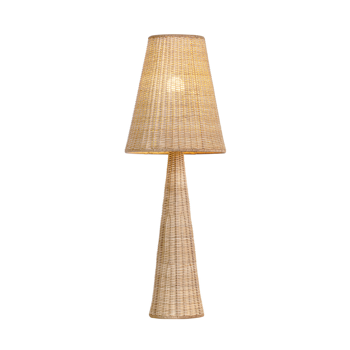 A Fig House Rattan Wicker Table Lamp | Mintly Home