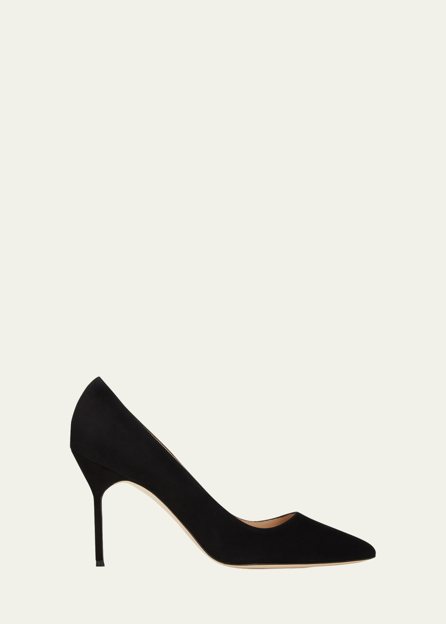 Manolo Blahnik BB 90mm Suede Pumps | Bergdorf Goodman