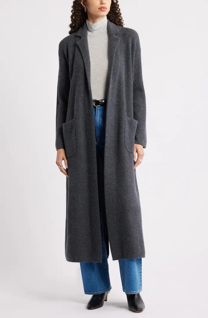 Wool & Cashmere Longline Cardigan | Nordstrom