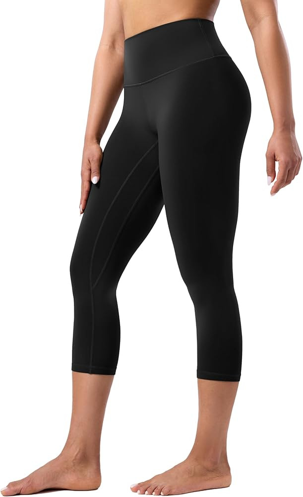 POSHDIVAH Women's Creamluxe Yoga Leggings 21"/23"/25"/28" High Waisted Cream-Feeling Workout Loun... | Amazon (US)