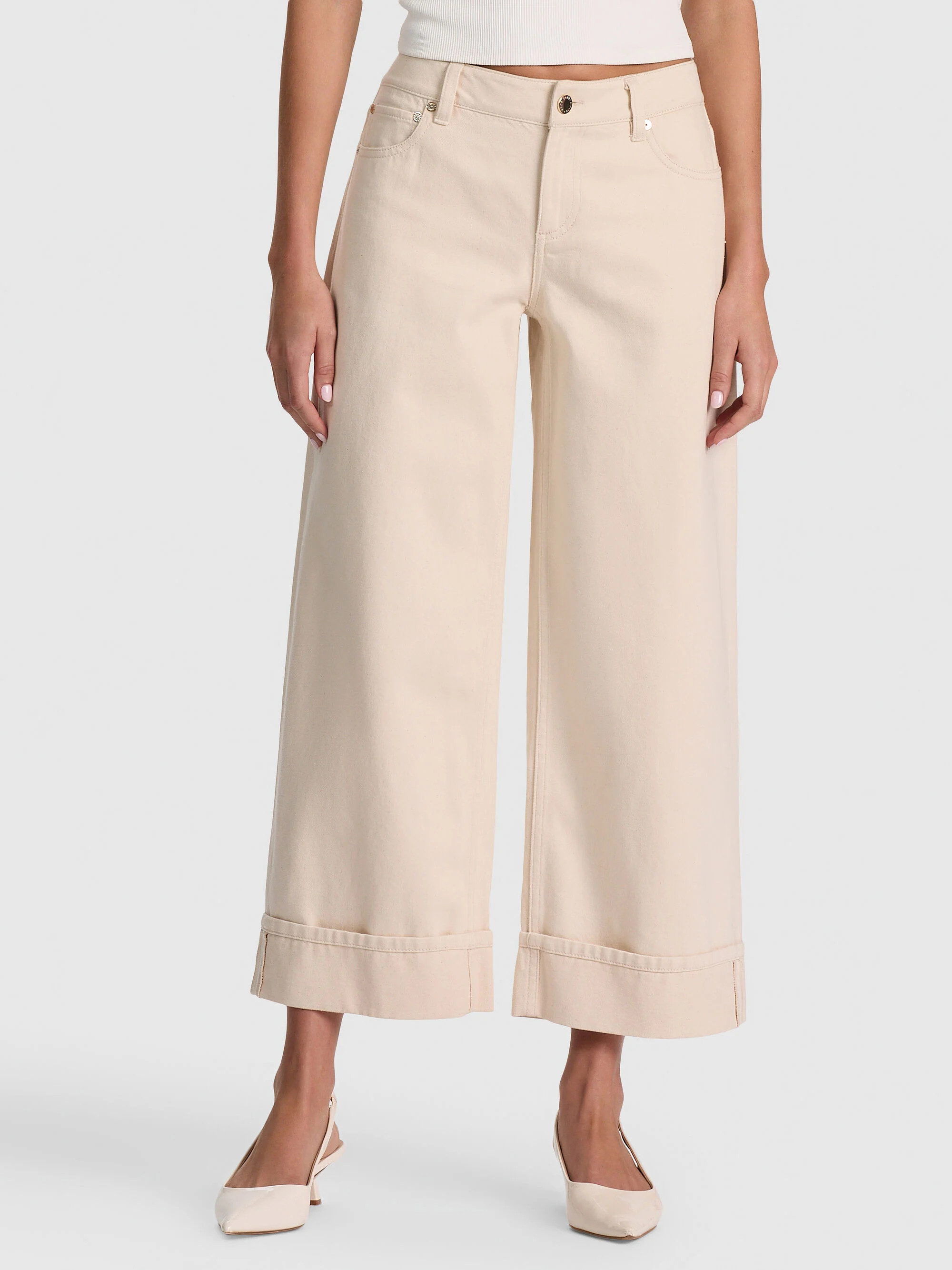 CLAYTON CUFFED JEAN | Alice + Olivia