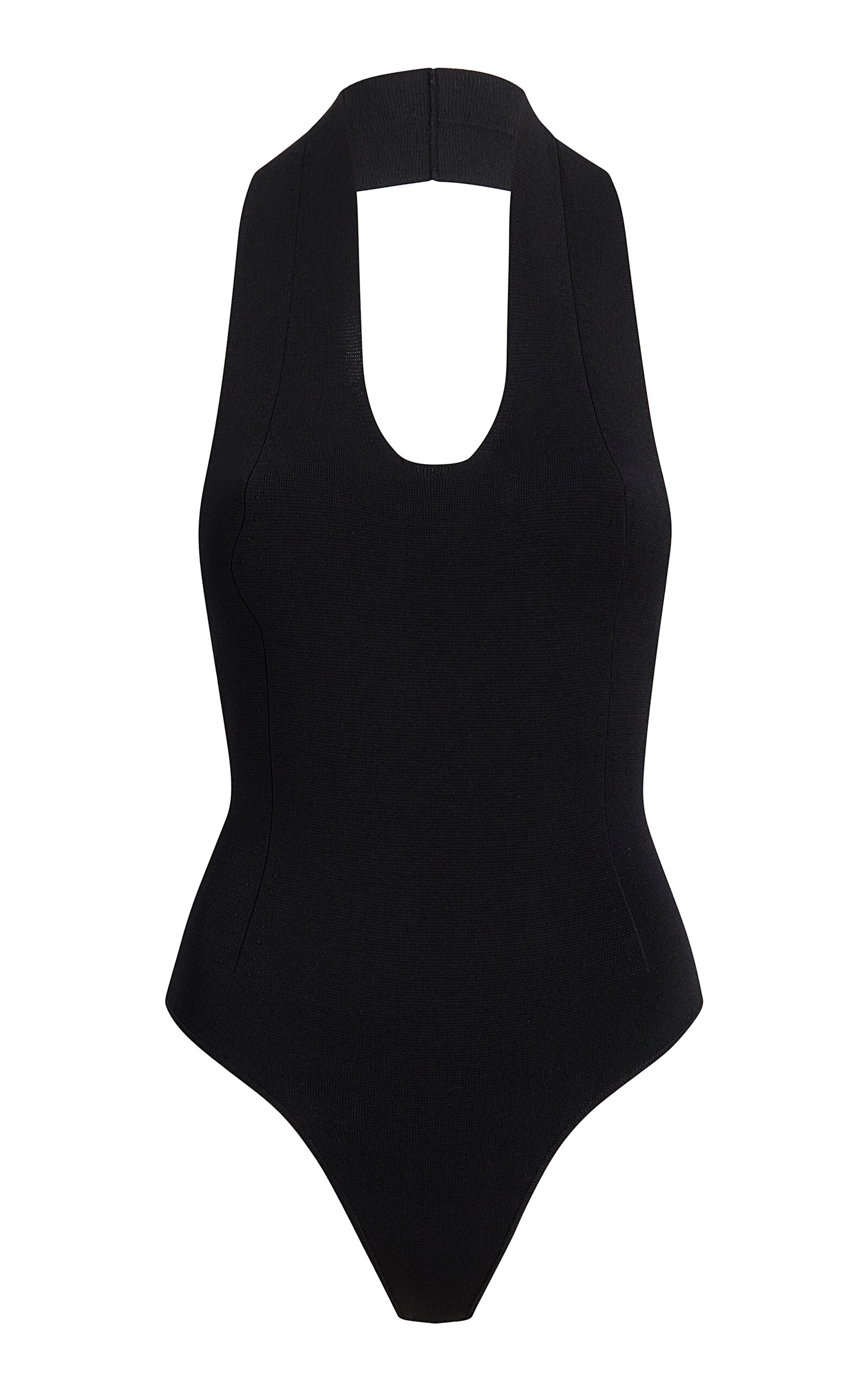 Khaite - Toto Jersey Halter Bodysuit - Black - S - Moda Operandi | Moda Operandi (Global)