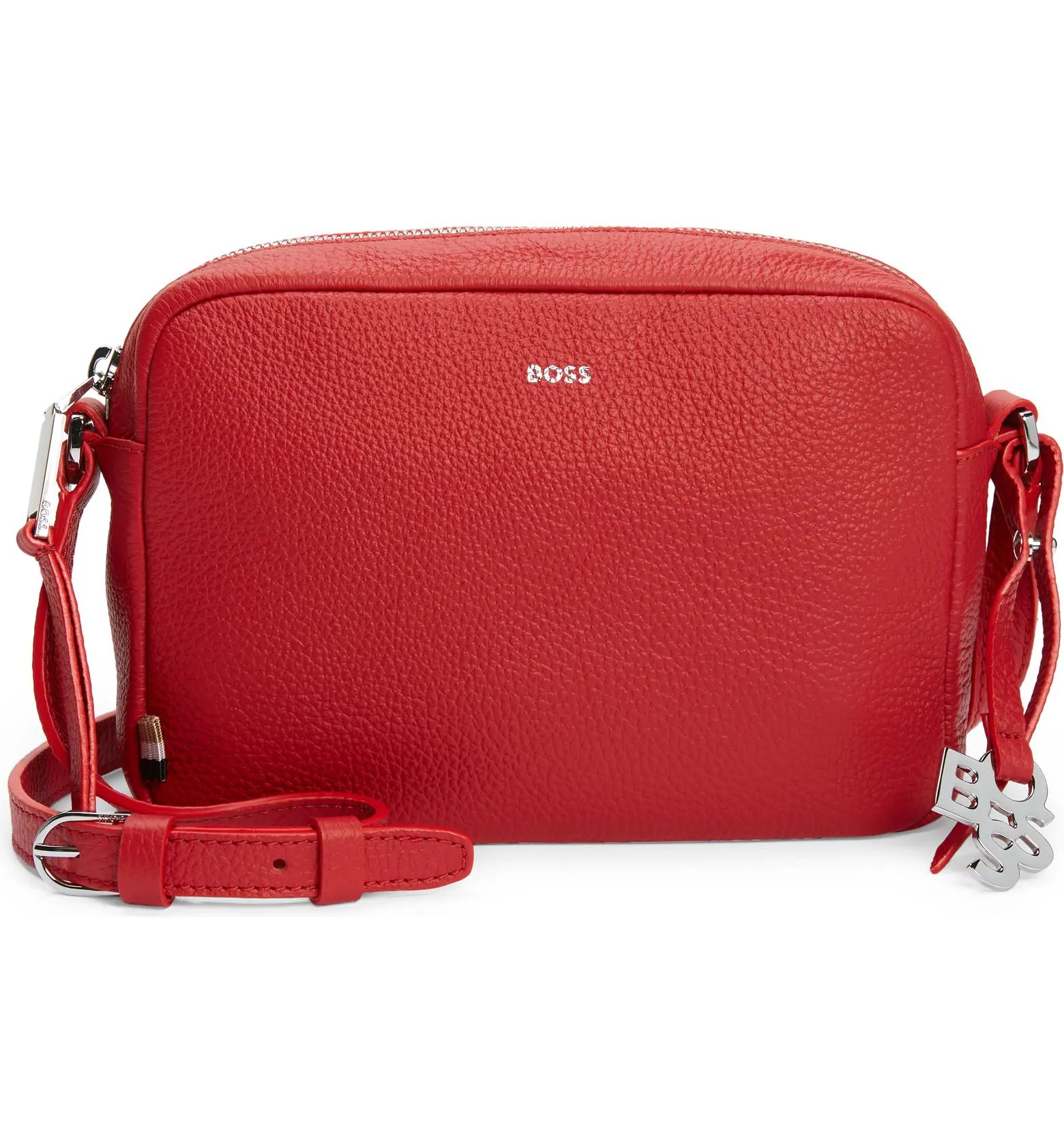 BOSS Scarlet Leather Crossbody Bag | Nordstrom | Nordstrom
