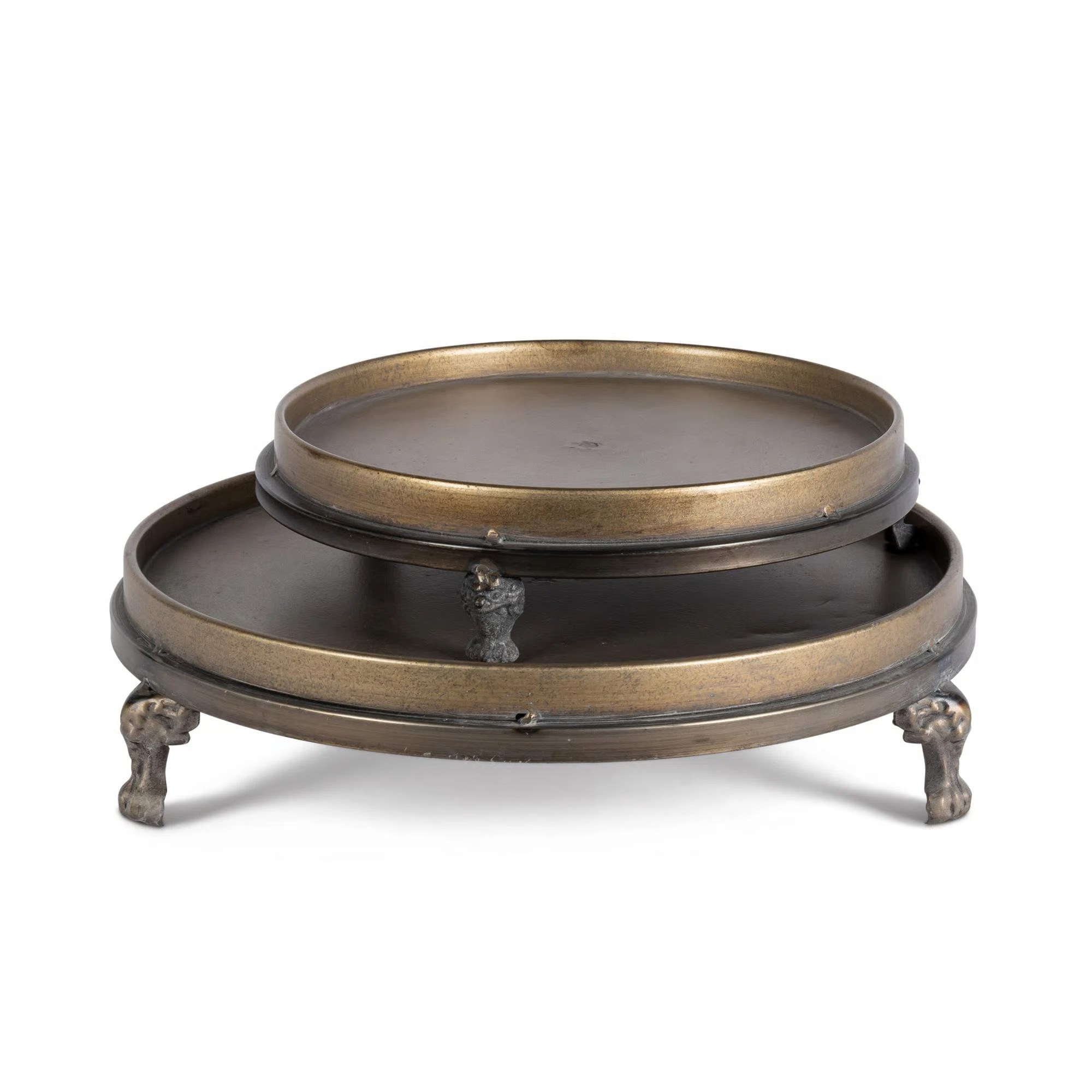 Country French Iron Tray - Set of 2 (Set of 2) | Wayfair North America