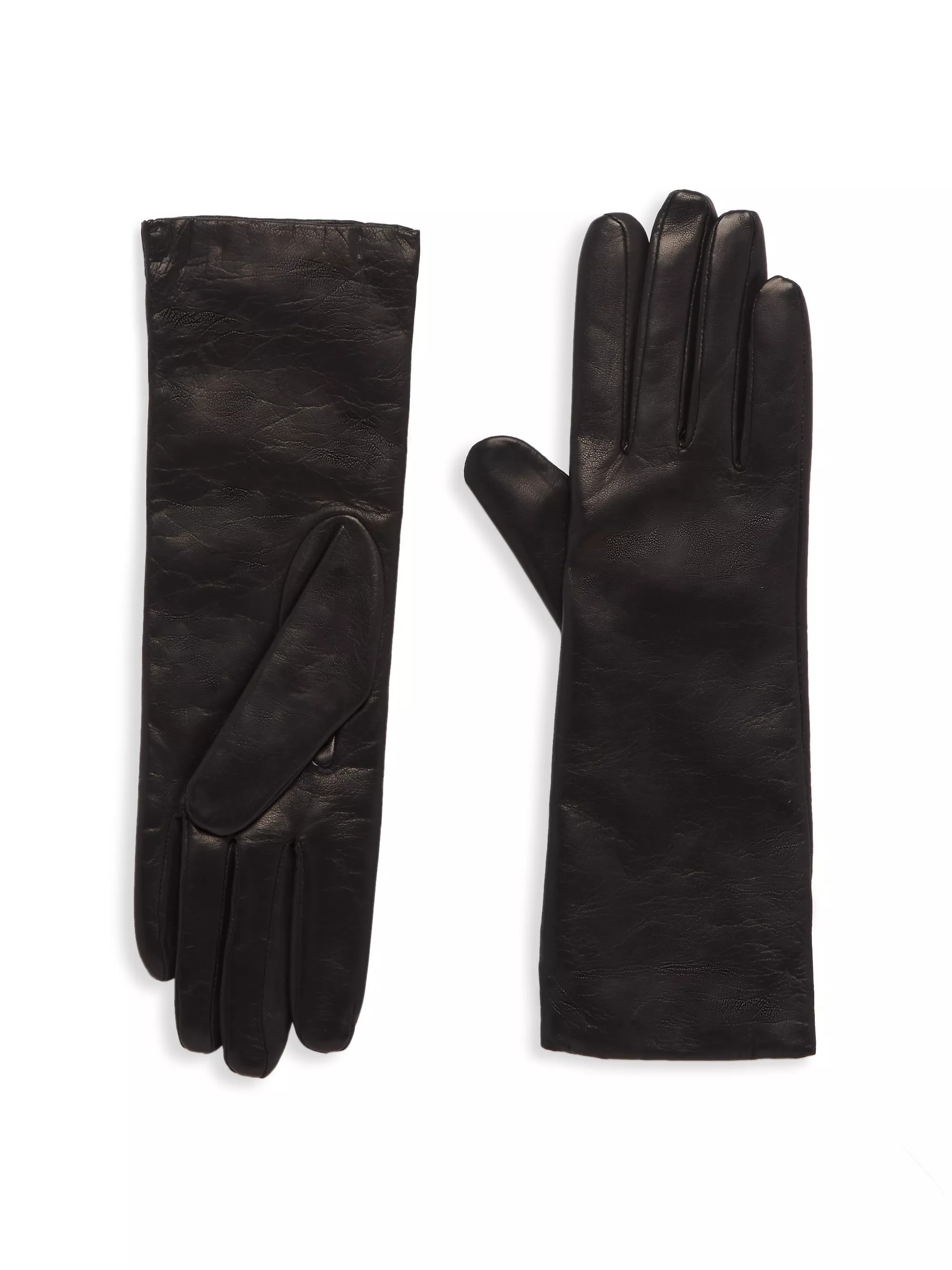 Saks Fifth Avenue COLLECTION Cashmere-Lined Leather Gloves | Saks Fifth Avenue | Saks Fifth Avenue