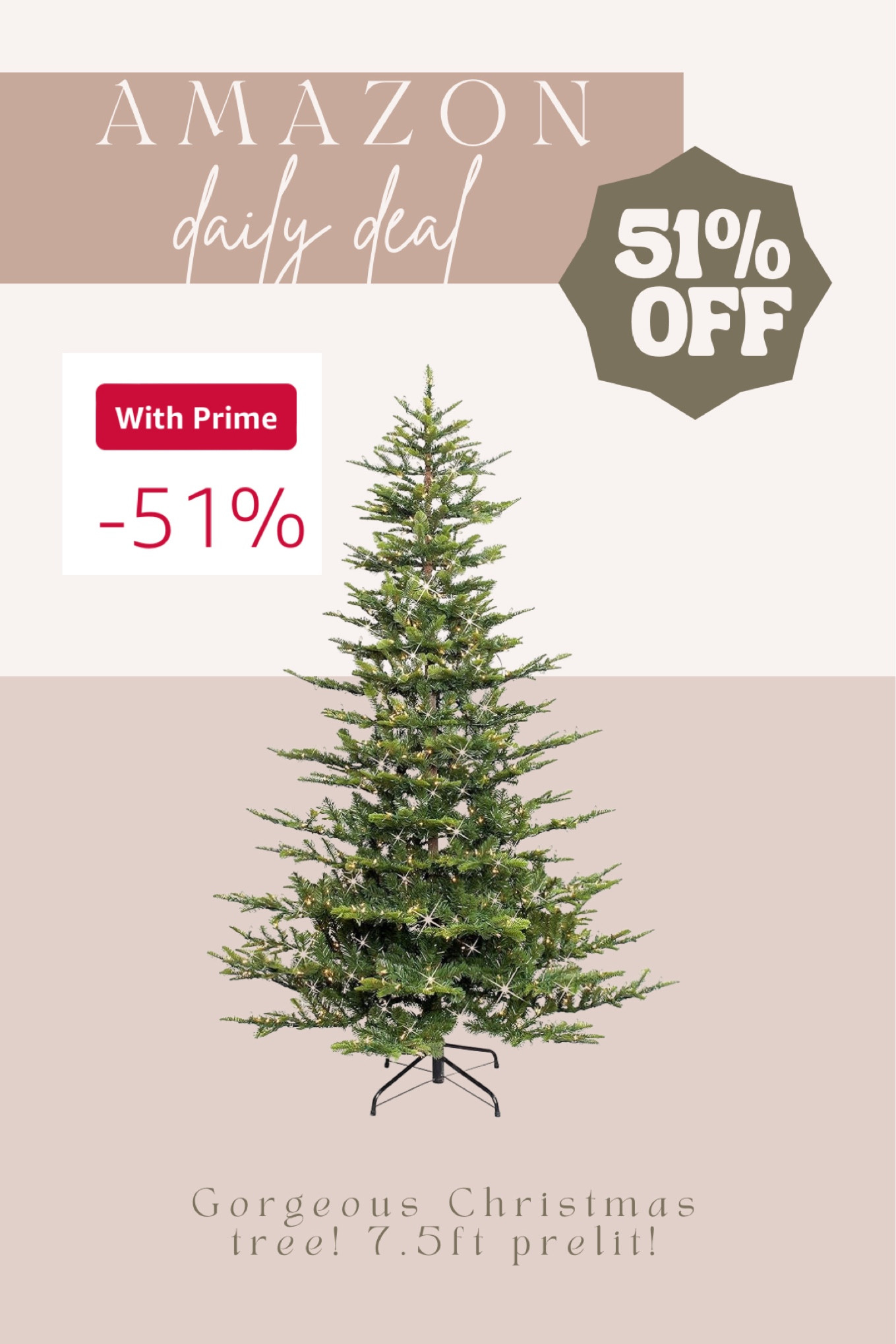 Half off this gorgeous prelit Amazon Christmas tree
Holiday decor
Christmas decor



#LTKHoliday #LTKsalealert #LTKhome