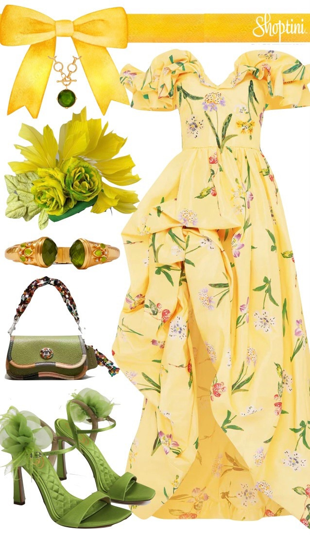 Luxury horse race fashion / luxurious/ butter yellow / derby dress / Kentucky derby dress / fascinator / derby hat 

#LTKShoeCrush #LTKStyleTip #LTKParties