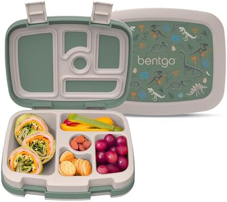 Bentgo Kids Prints Leak-Proof 5-Compartment Bento-Style Kids Lunch Box | Amazon (US)