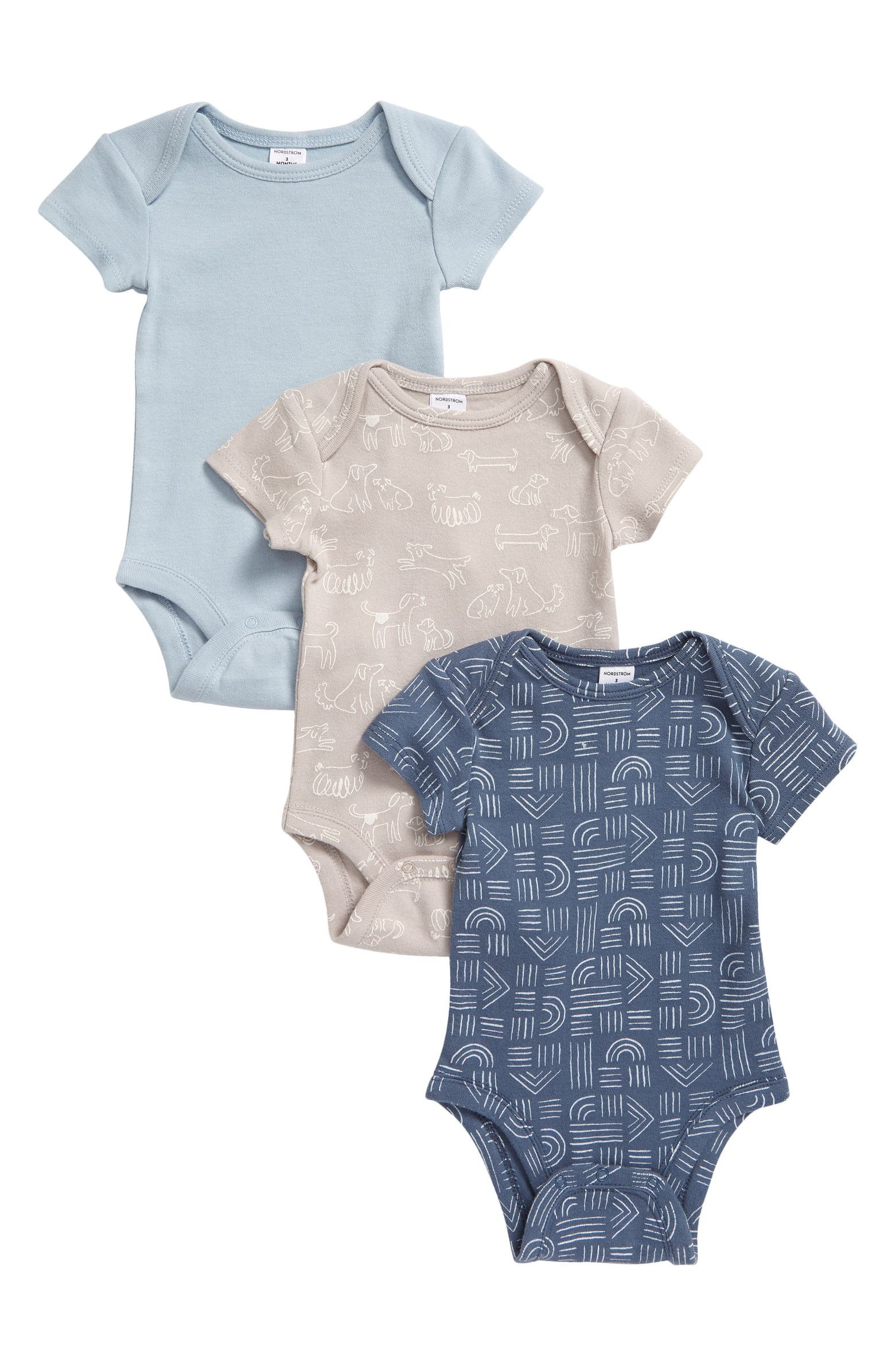 3-Pack Bodysuits | Nordstrom