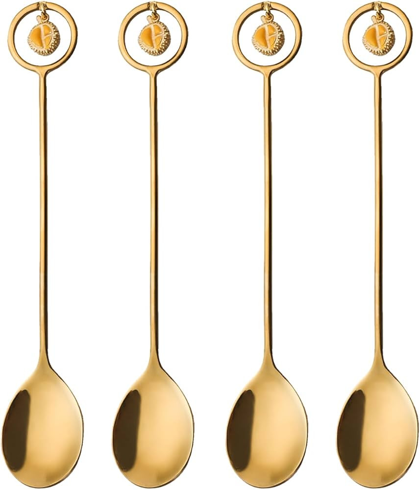 Ouliget Stainless Steel Mini Coffee Espresso Spoon, Small Dessert Teaspoons,Demitasse Stirring Sp... | Amazon (US)