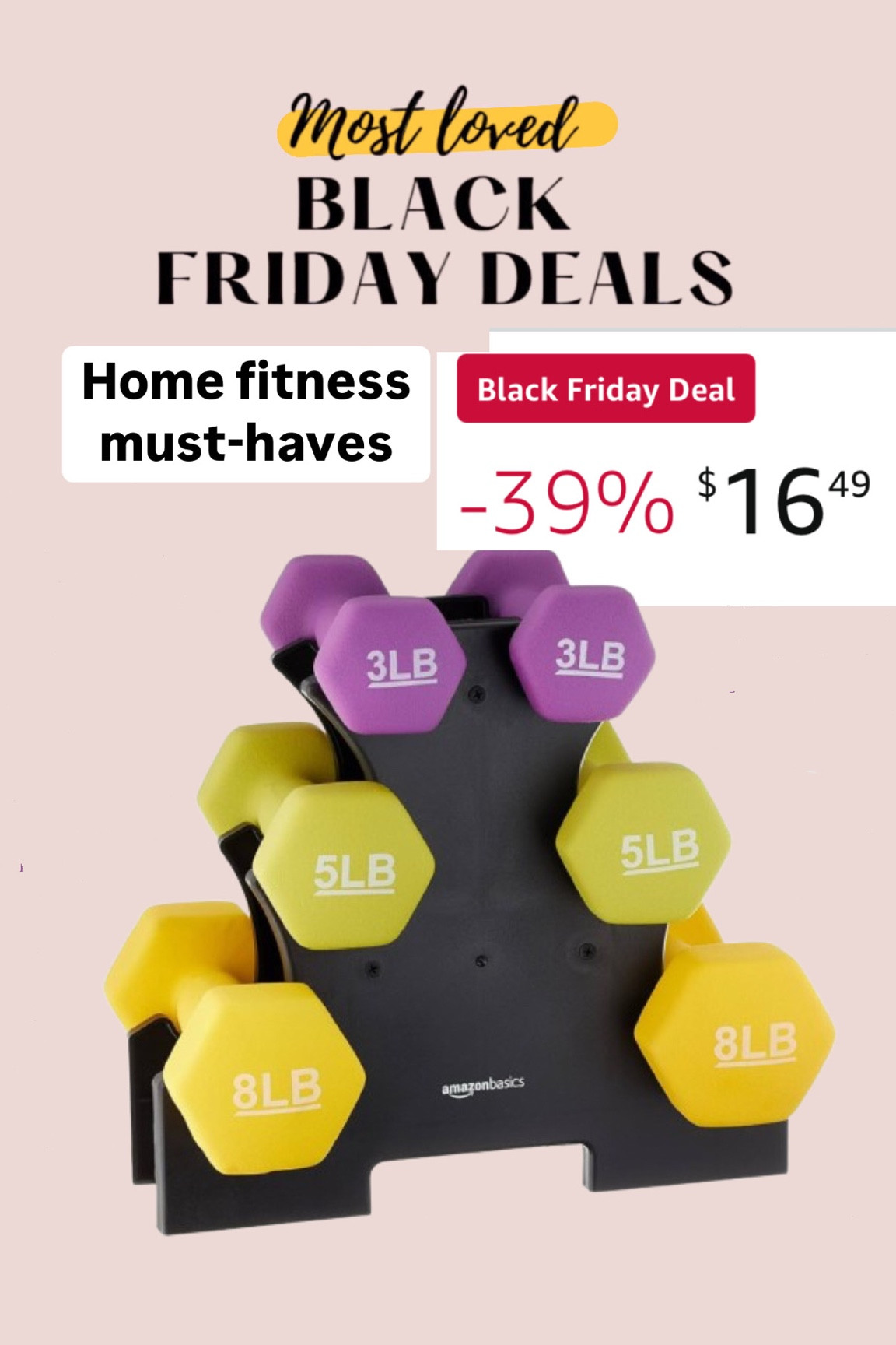 Black Friday deals 
Dumbbells



#LTKSaleAlert #LTKFitness #LTKCyberWeek