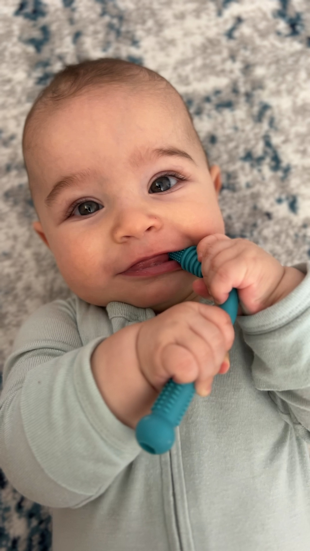 His current fave teething toy! Easy for baby to grab and easy to clean 👍 

#LTKWatchNow #LTKFindsUnder50 #LTKBaby