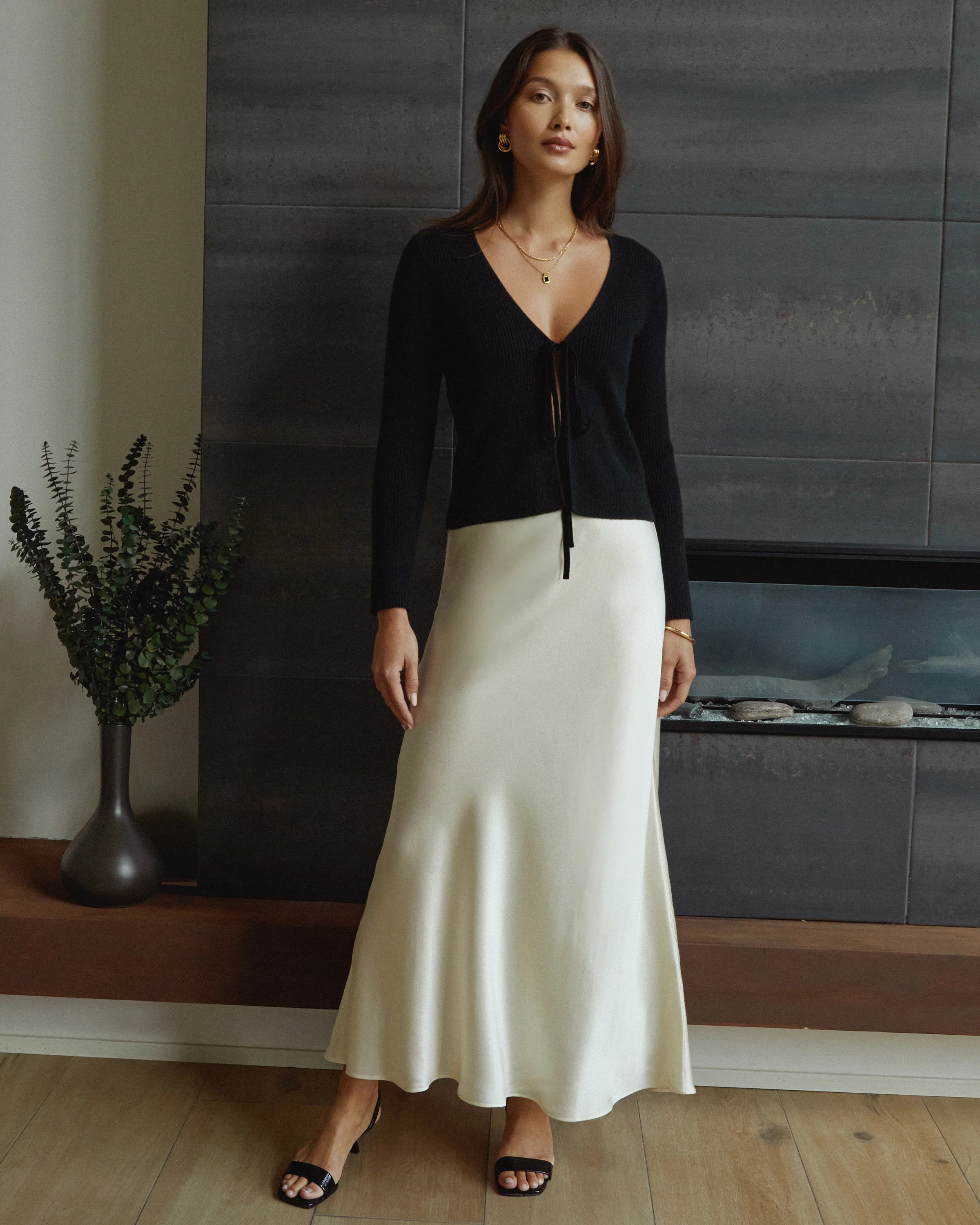 Skylar Silk Maxi Skirt | Few Moda