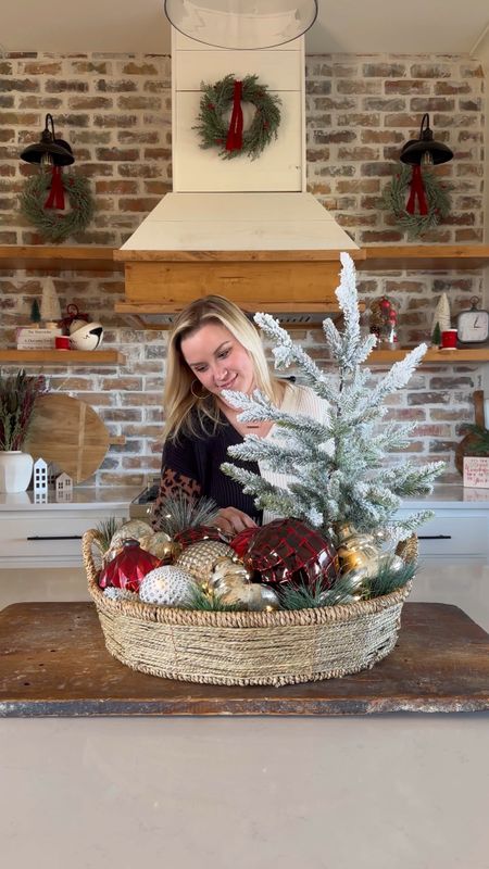 Christmas kitchen island decor two ways! We have a larger island so I love to make large centerpieces to fill the space! Which is your favorite? 

Target home, amazon home, Christmas decor idea, centerpiece, tray, basket, glass ornaments, twinkle lights, mini trees, wooden board, etsy, 



#LTKhome #LTKHoliday #LTKSeasonal