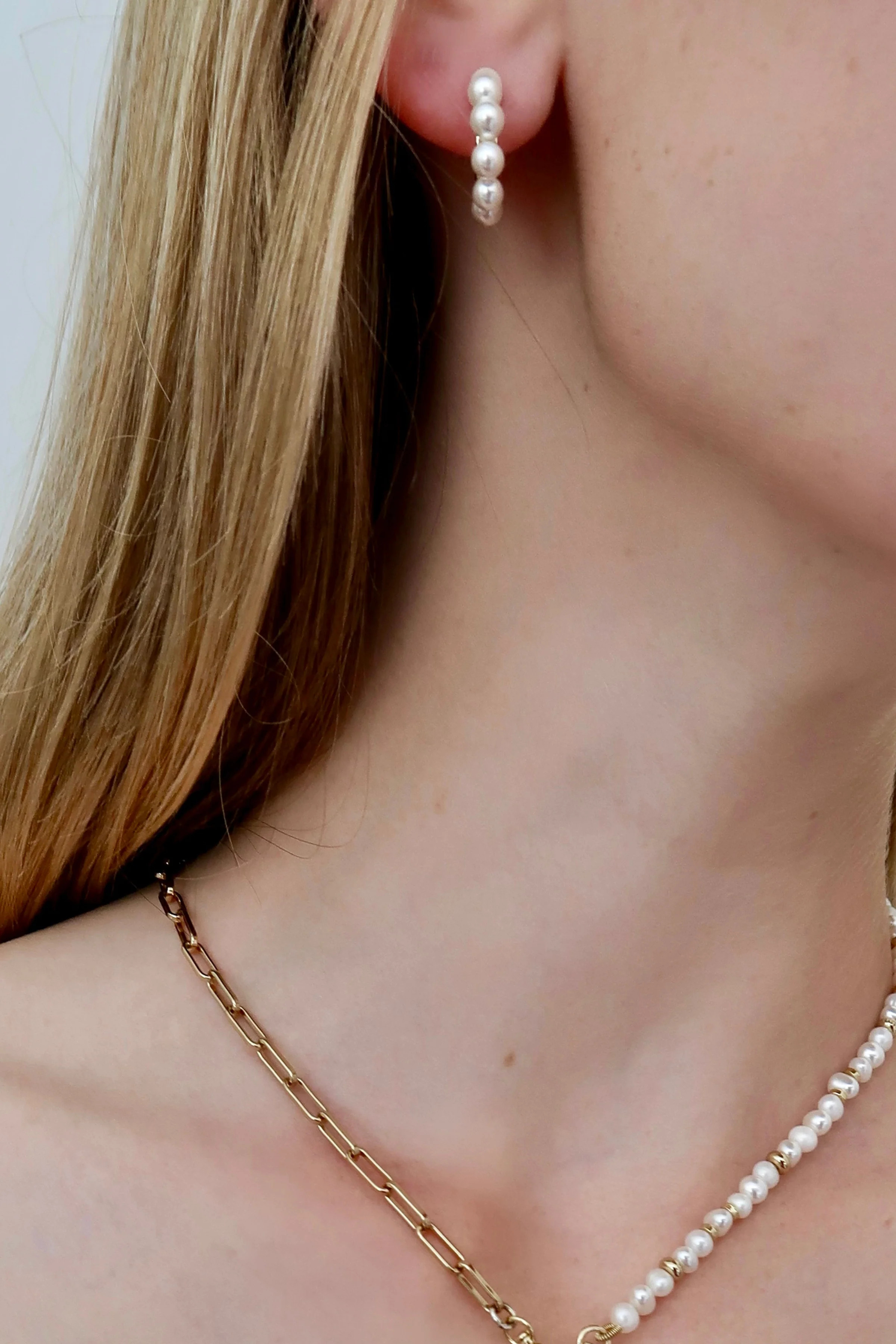 Pearl Hoop Earring | Stella & Dot