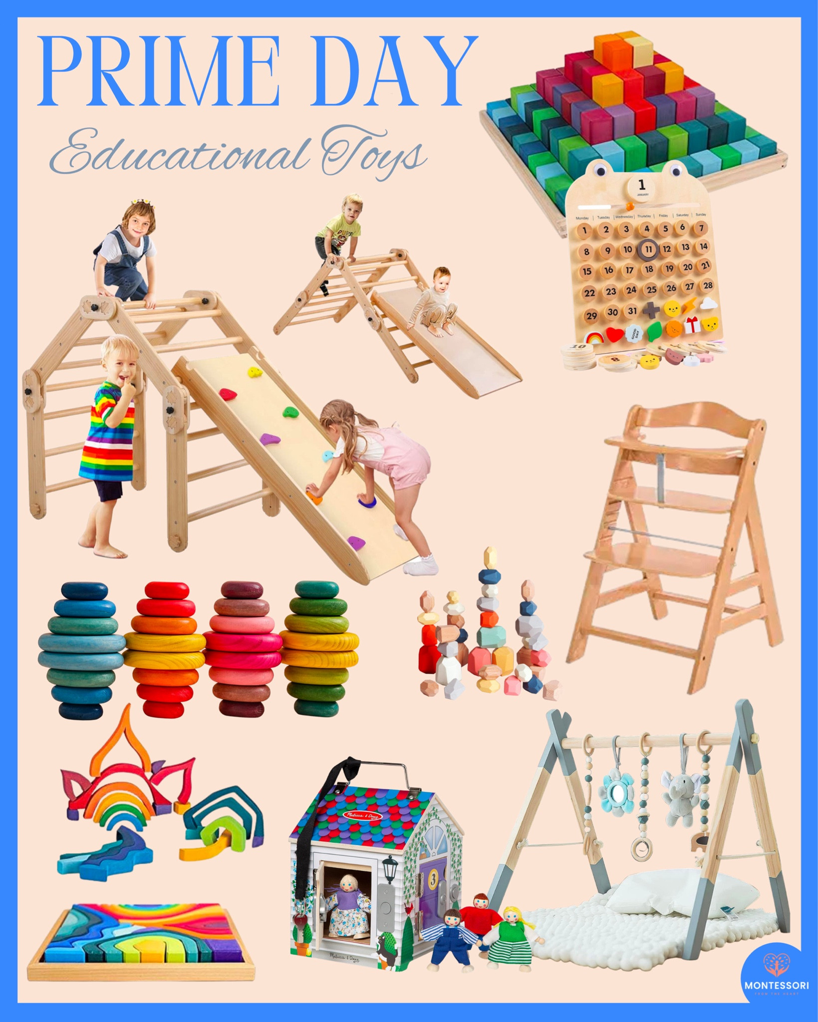 Prime Day educational wooden toys for kids Waldorf Montessori inspired

#LTKKids #LTKxPrimeDay #LTKFamily