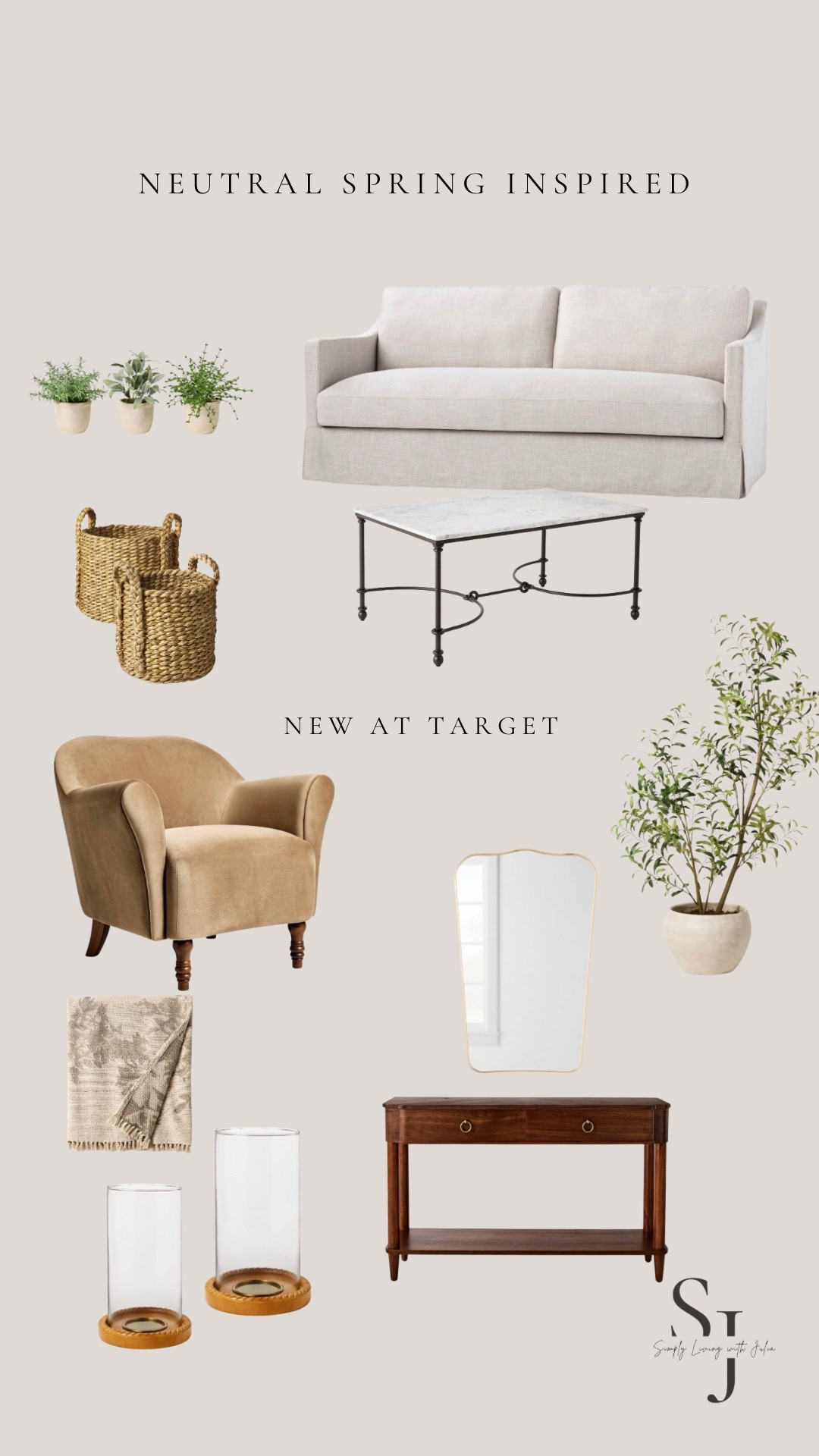 Neutral spring pieces new at Target! 

#LTKU #LTKHome