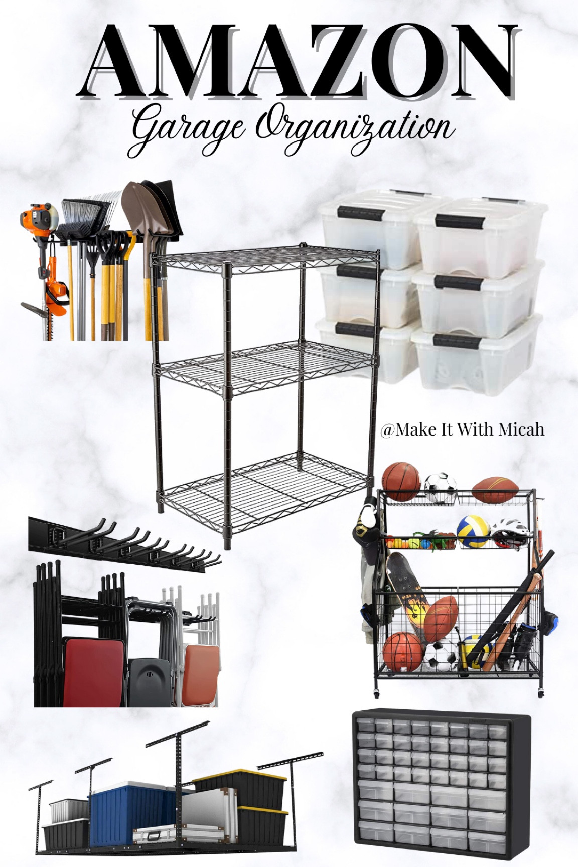 Amazon Basics 3Shelf Adjustable, … curated on LTK