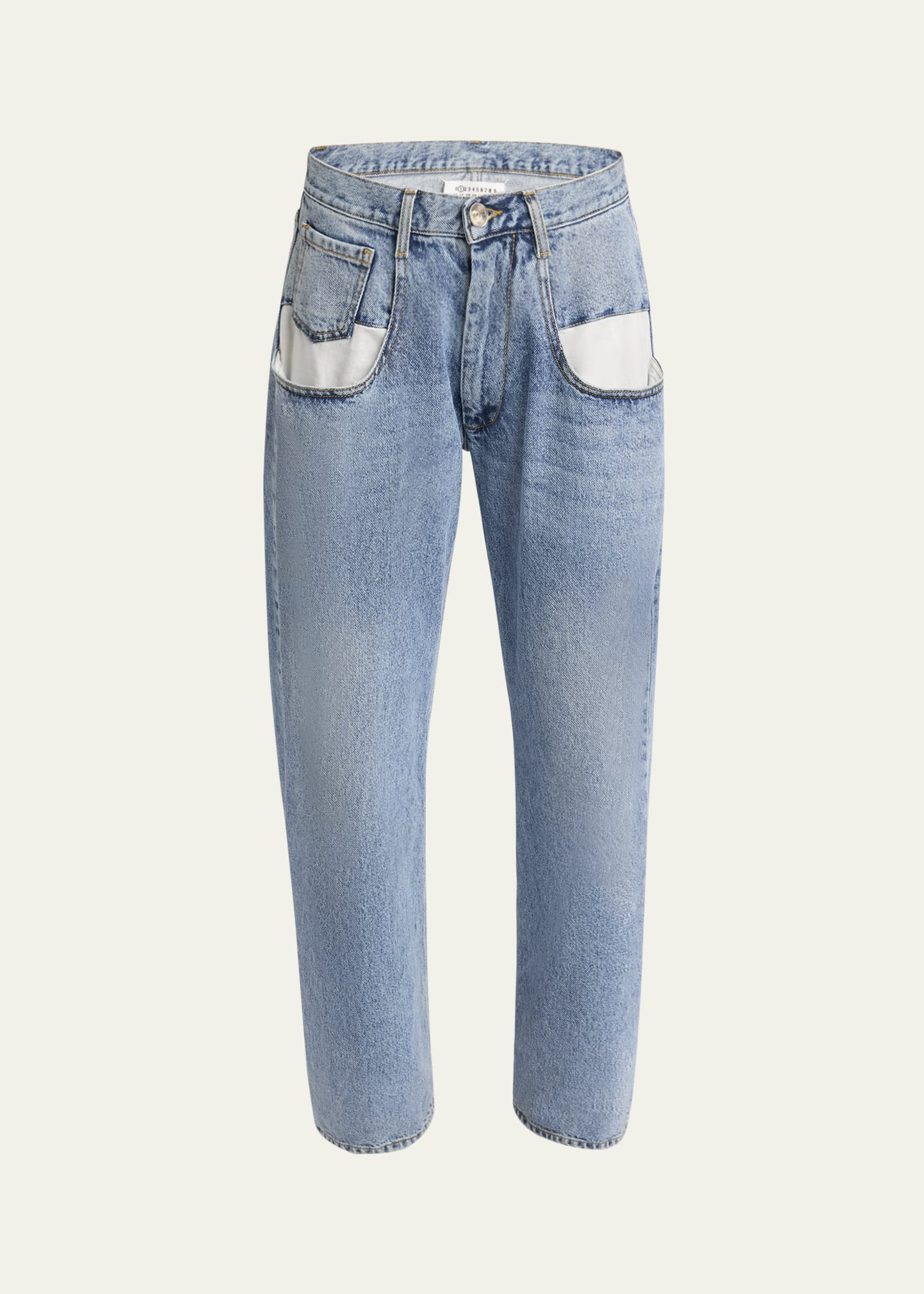 Maison Margiela 5-Pocket Wide-Leg Denim Pants | Bergdorf Goodman
