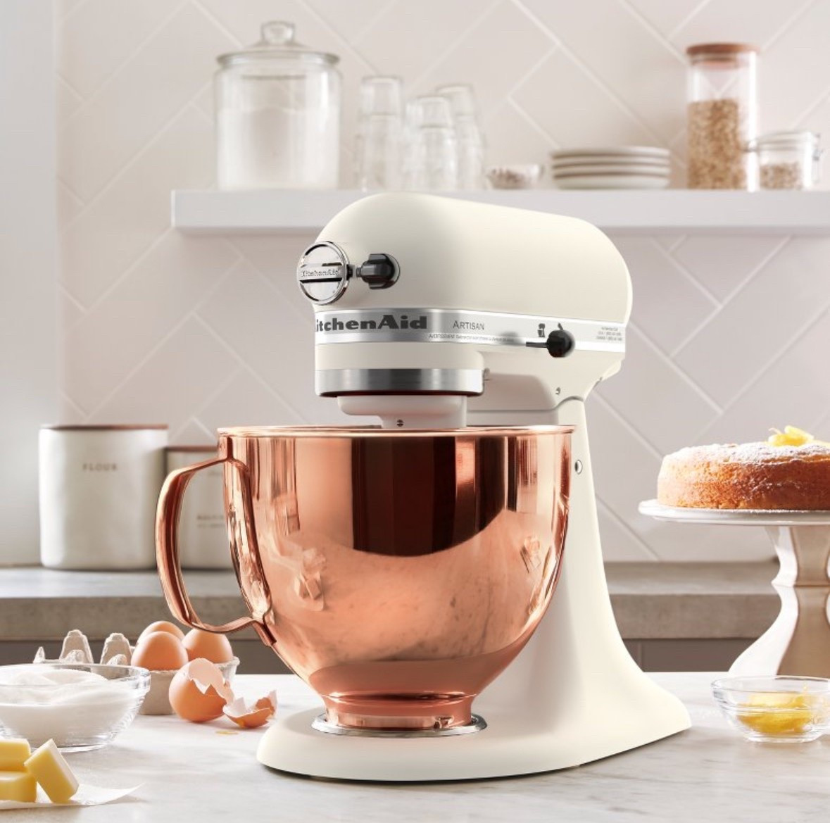 KitchenAid 5qt 10-Speed Stand Mixer with Copper Bowl Fresh Linen - Hearth & Hand™ with Magnolia

#LTKHome #LTKSaleAlert