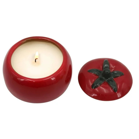 Better Homes & Gardens 1-Wick Ceramic Fruit Candle, Tomato and Thyme, 6 oz | Walmart (US)