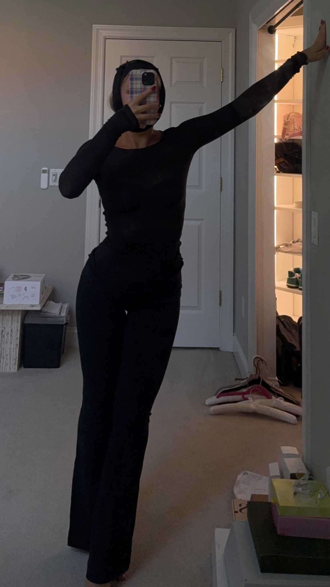 Full black lounge outfit — Long sleeve size small, bra true to size, pants size 4

#LTKActive #LTKGiftGuide #LTKHoliday