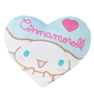 Sanrio Cinnamoroll Surprise Heart Shaped Plush Cloud Pillow | Target