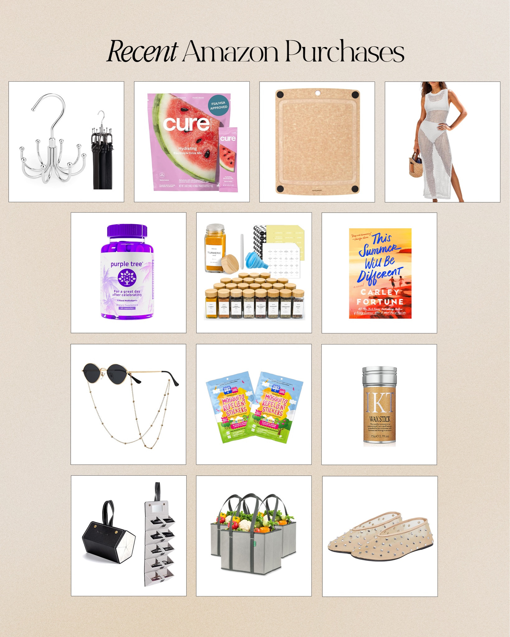 Recent Amazon purchases 🛒