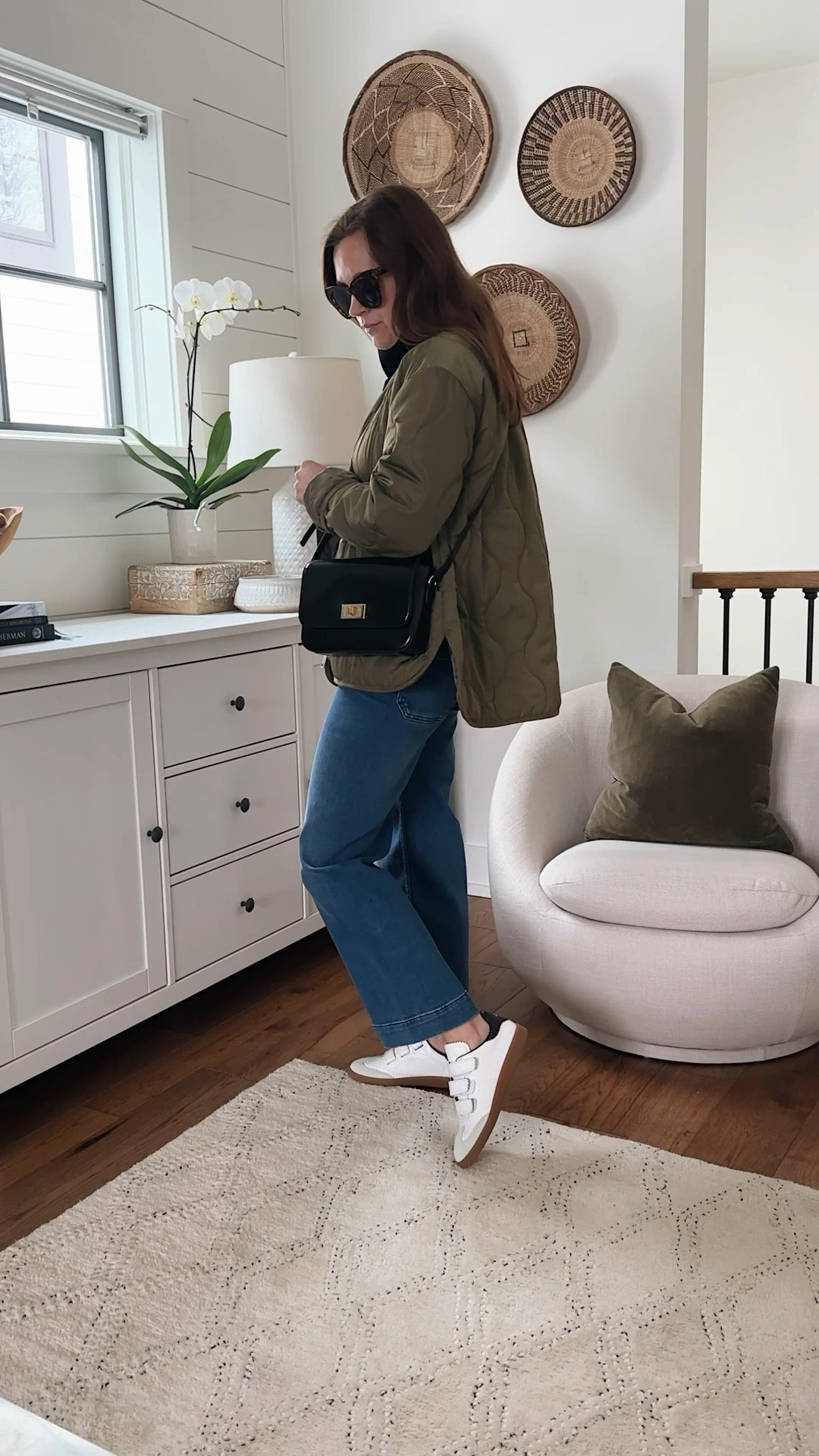 Jacket size XS
Top size small
Jeans size 26

#LTKSeasonal #LTKOver40 #LTKStyleTip