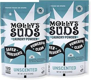 Molly's Suds Unscented Laundry Detergent Powder | Natural Laundry Detergent for Sensitive Skin | ... | Amazon (CA)