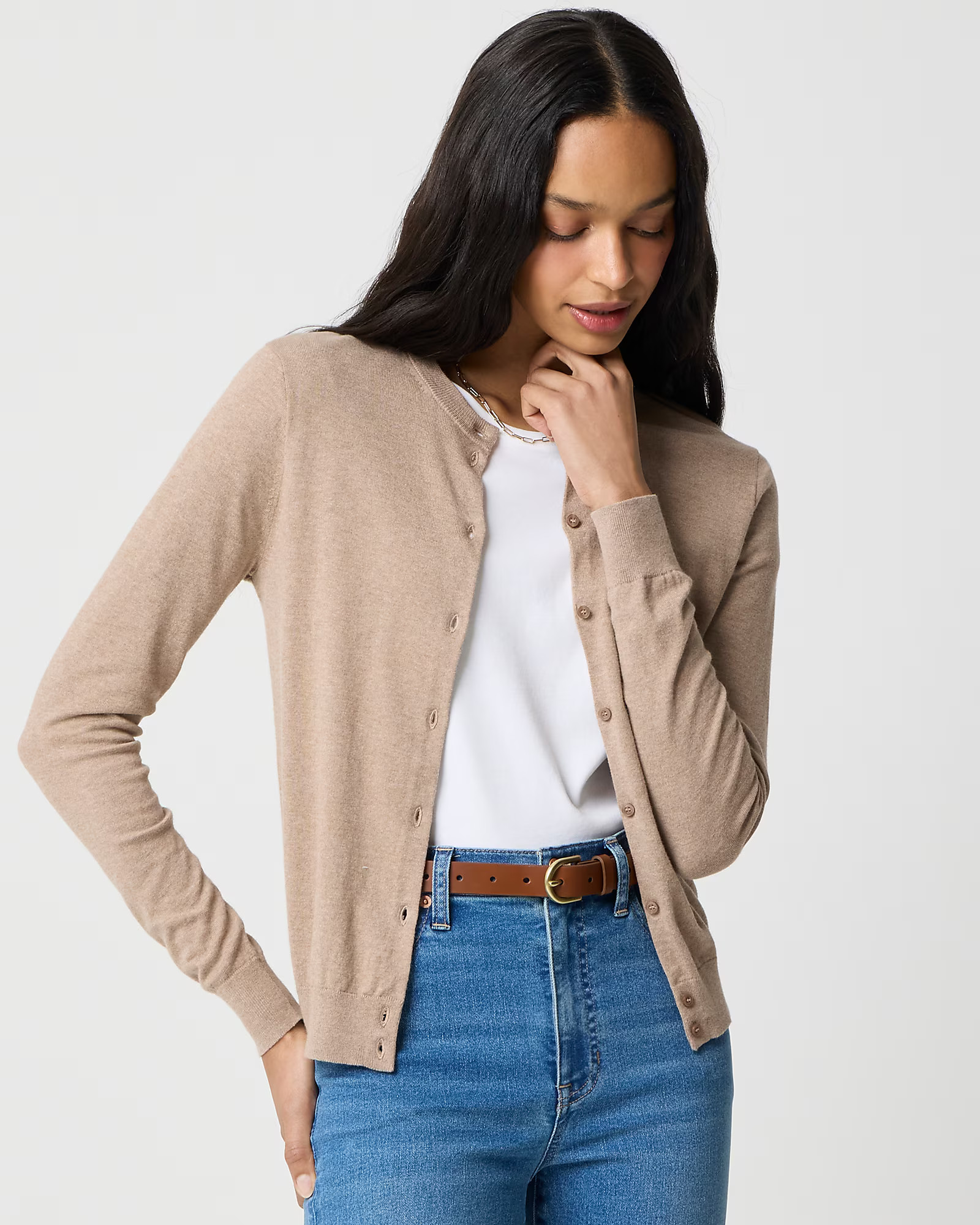 Classic cotton cardigan sweater | J.Crew Factory