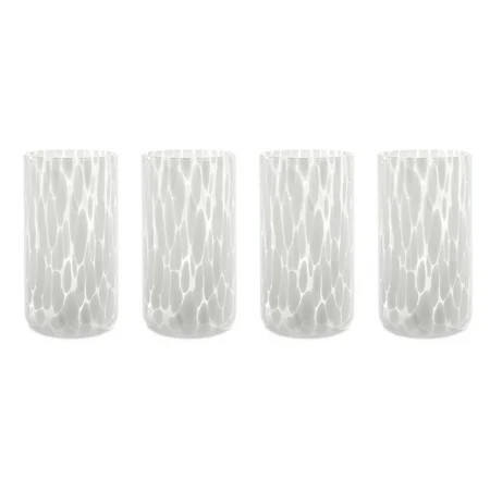 Thyme & Table 20 fl oz White Tortoise Drinking Glasses, Set of 4 | Walmart (US)