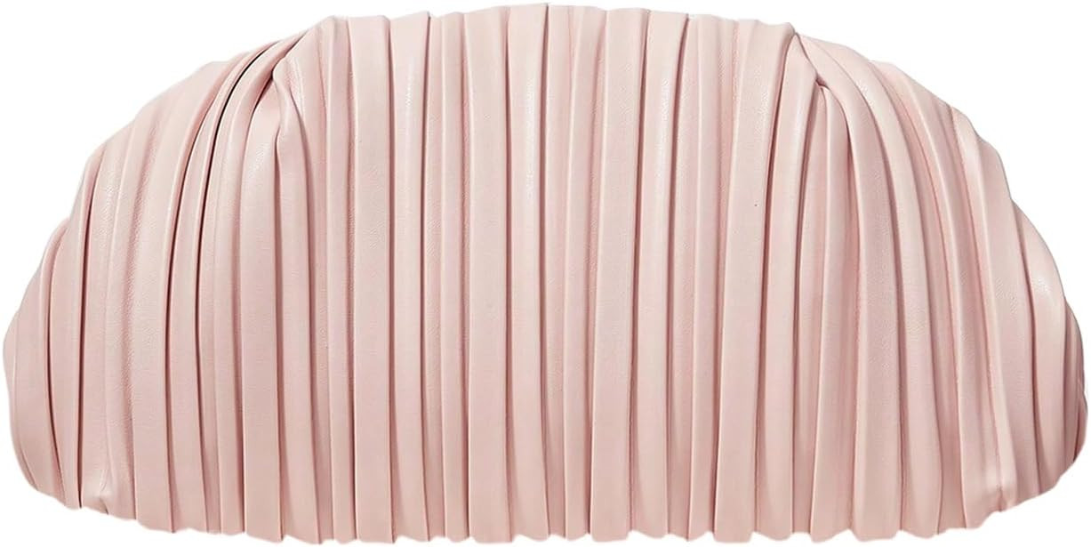 QWINEE Women's Woven Evening Bag Dumpling Clutch Purse No Strap Handbags Elegant Faux PU Leather ... | Amazon (US)