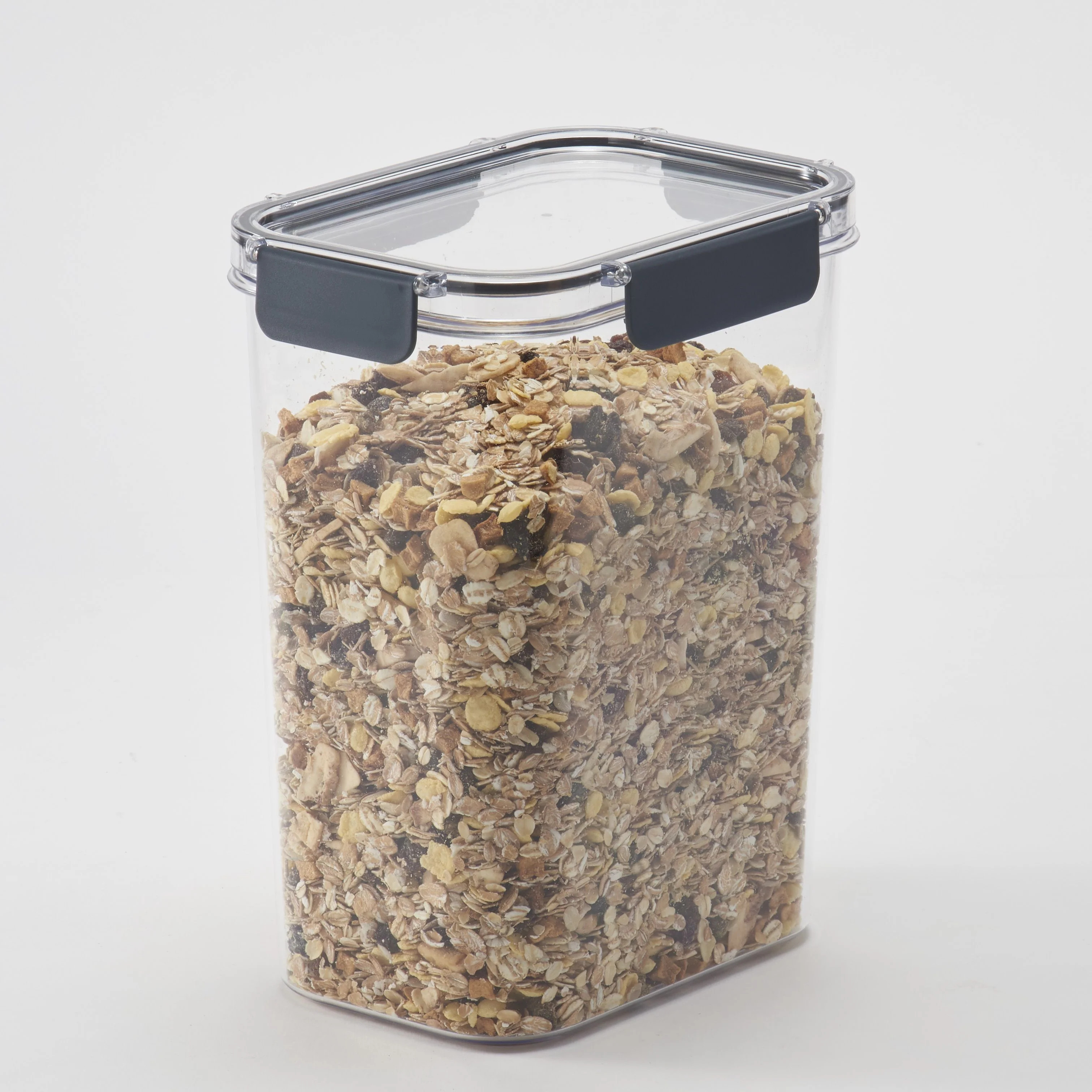 Mainstays 16 Cups Tritan Canister with Lock, Clear Lid & Container with Grey Lock | Walmart (US)